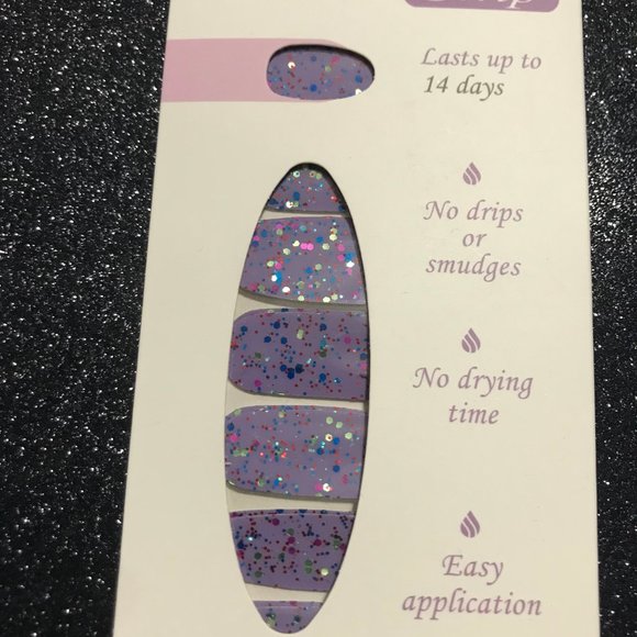 Bella Hoot Premium polish Purple Cupcake Nail Polish Strips - Picture 2 of 6